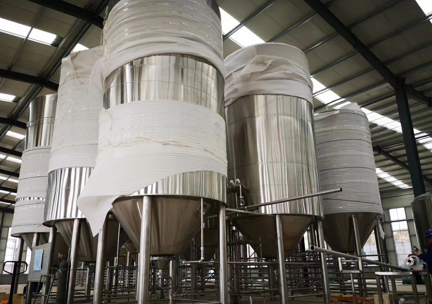 Korea high polished rice rate self-designed professional brewhouse and mash system of SUS304 316 for sale from China