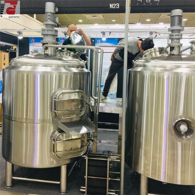 microbrewery stainless steel fermentation vessel