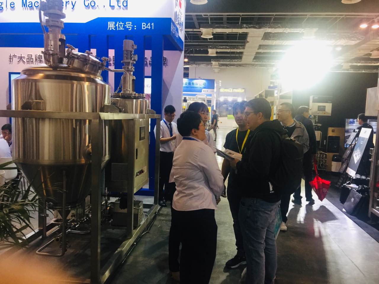 Wemac Group在上海出席了啤酒设备展览会