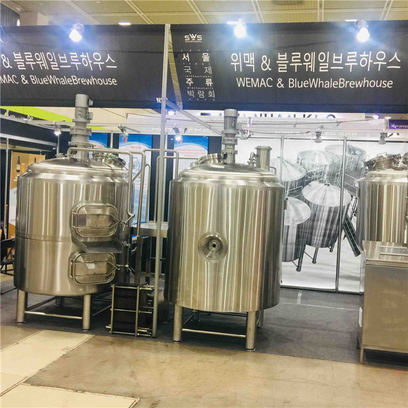 500L交钥匙啤酒厂设备在欧洲销售WEMAC G052