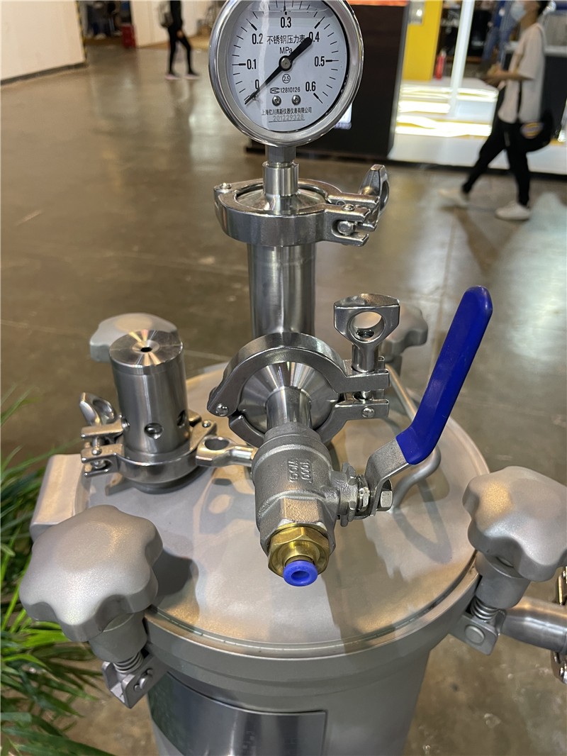 hop gun-sus-stainless steel-dry hop gun