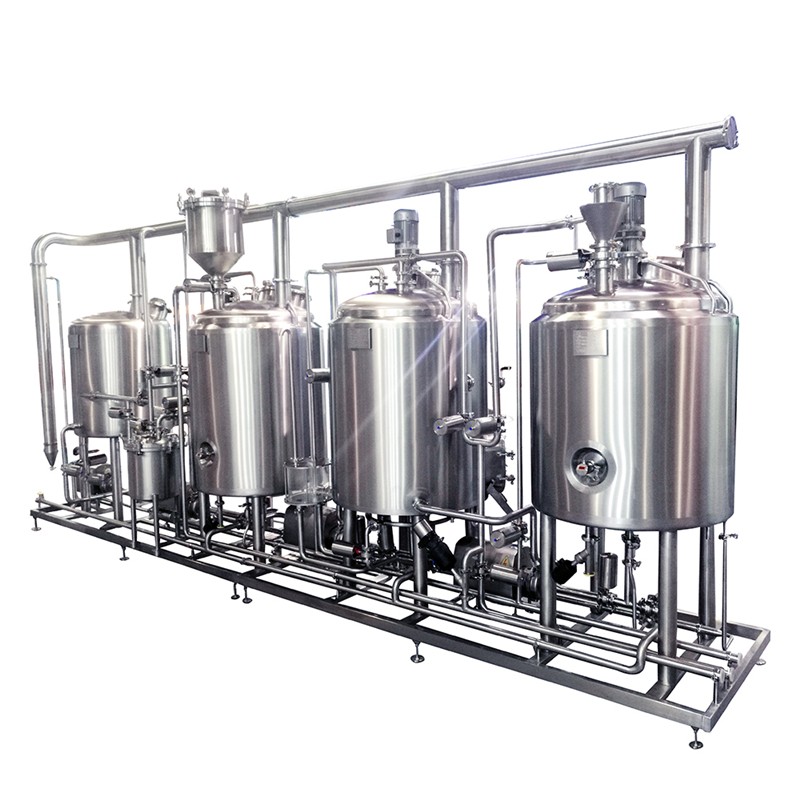 1000L交钥匙啤酒酿造系统craft beer brewery-brewhouse-4容器不锈钢.jpg