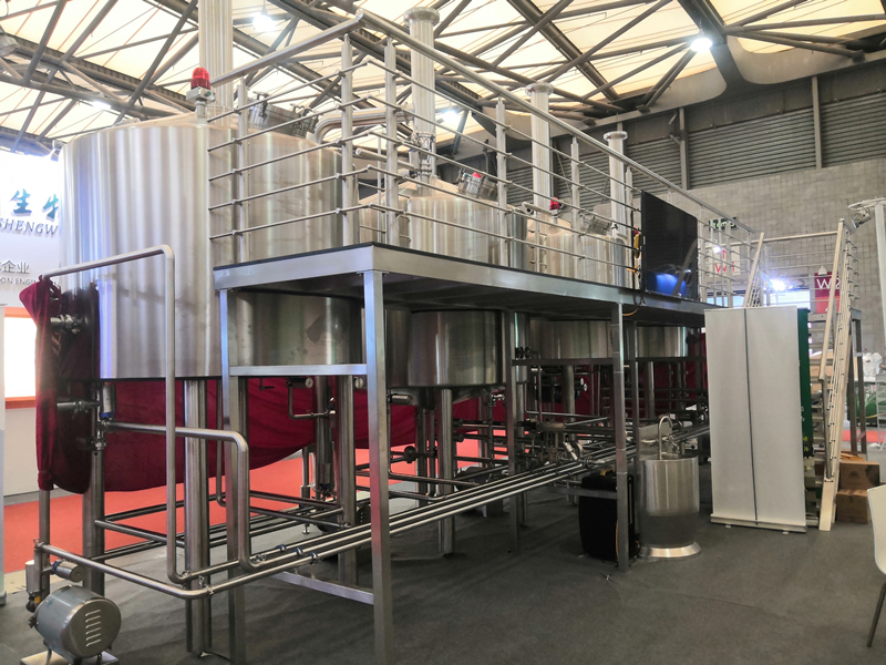 WEMAC 3000L 30HL交钥匙蒸汽4船舶不锈钢啤酒酿造系统出售ZXF