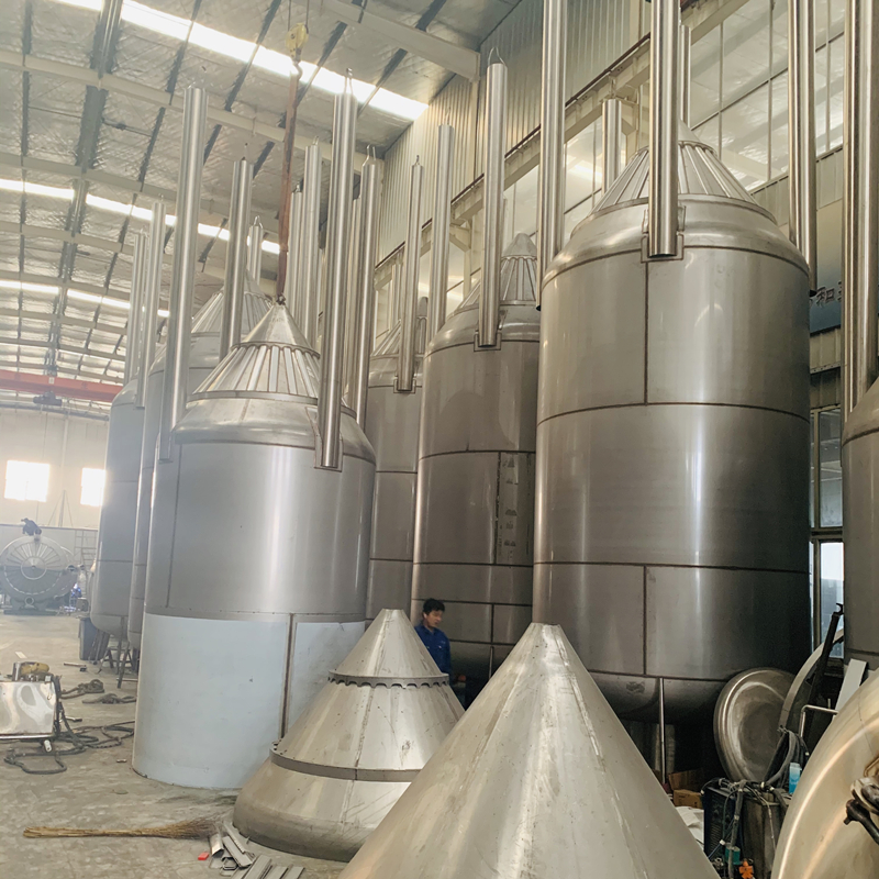 6000L SUS304锥形商业啤酒酿造INSUL ...