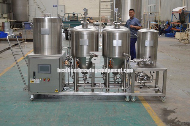 汽车SUS304 50L体积小完整的啤酒酿造设备家庭使用manbetx万博赔率高吗